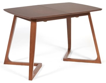 Обеденный раздвижной стол VAKU (Ваку) бук/мдф 80x120+40x75, Коричневый арт.13986 в Сочи
