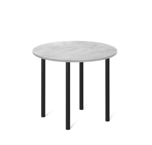 Кухонный обеденный стол SHT-TU66 / SHT-TT 90 ЛДСП (бетон чикаго светло-серый/черный) в Армавире