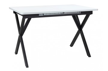 Кухонный стол раздвижной Стайл № 11 (1100/1500*700 мм.) столешница пластик, форма Флан, с механизмом бабочка в Армавире - предосмотр 2