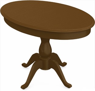 Кухонный стол раскладной Фабрицио-1 исп. Эллипс, Тон 2 Покраска + патина с прорисовкой (на столешнице) в Краснодаре