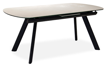 Кухонный стол раздвижной Шамони 3CQ 180х95 (Oxide Avorio/Графит) в Армавире - предосмотр