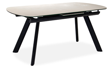 Кухонный стол раздвижной Шамони 2CQ 160х90 (Oxide Avorio/Графит) в Армавире - предосмотр