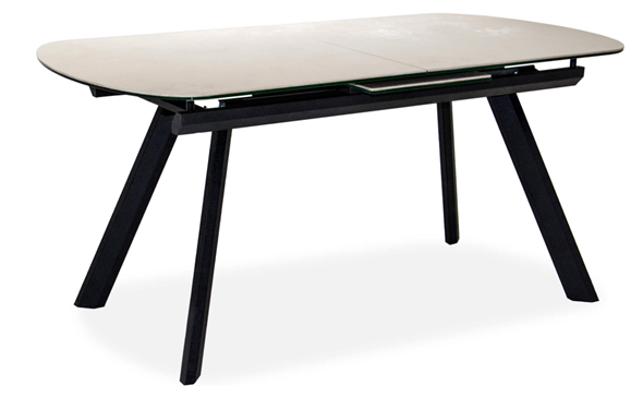 Кухонный стол раздвижной Шамони 2CQ 160х90 (Oxide Avorio/Графит) в Армавире - изображение