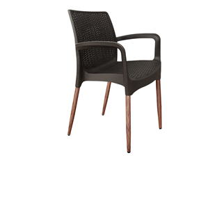 Обеденный стул SHT-ST68/S424-С (черно-коричневый/темный орех) в Краснодаре - предосмотр