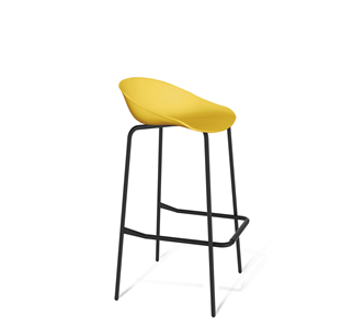 Барный стул SHT-ST19/S29 (желтый/черный муар) в Сочи