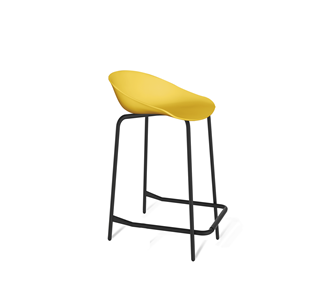 Барный стул SHT-ST19/S29-1 (желтый/черный муар) в Сочи