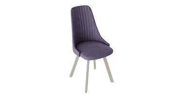 Обеденный стул Франк (паук) исп2 (Капучино матовый/Микровелюр Фиолетовый) в Сочи