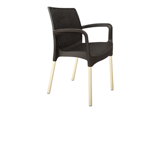 Обеденный стул SHT-ST68/S424 (черно-коричневый/ваниль) в Армавире