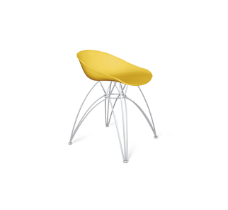 Обеденный стул SHT-ST19/S112 (желтый/хром лак) в Армавире
