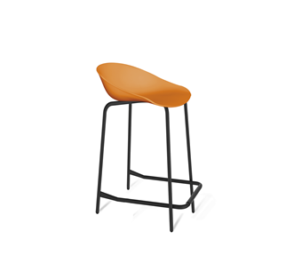 Барный стул SHT-ST19/S29-1 (оранжевый/черный муар) в Сочи