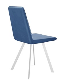 Обеденный стул 202, микровелюр B8 blue, ножки белые в Краснодаре - предосмотр 2