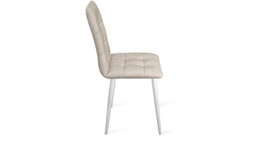 Обеденный стул Аспен К1С (Белый матовый/Микровелюр Duna Brilliant) в Краснодаре - предосмотр 1