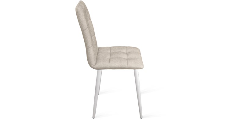 Обеденный стул Аспен К1С (Белый матовый/Микровелюр Duna Brilliant) в Армавире - изображение 1