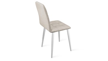 Обеденный стул Аспен К1С (Белый матовый/Микровелюр Duna Brilliant) в Армавире - предосмотр 2