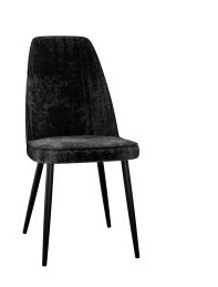 Мягкий стул DikLine 326 микровелюр M18 черный, ножки черные в Армавире