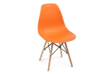 Обеденный стул DSL 110 Wood (оранжевый) в Краснодаре