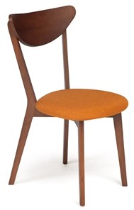 Обеденный стул MAXI (Макси), бук/ткань 86x48,5x54,5 Оранжевый/коричневый (2 шт) арт.10467 в Новороссийске