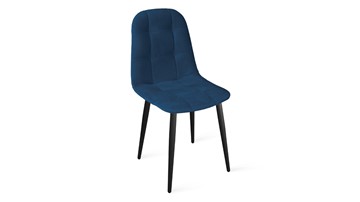 Обеденный стул Райс К1С (Черный муар/Велюр Confetti Blue) в Армавире