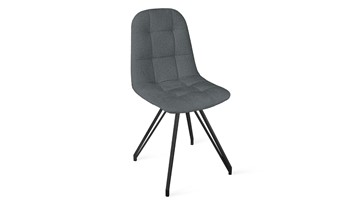 Обеденный стул Райс К4 (Черный муар/Микровелюр Jercy Graphite) в Армавире