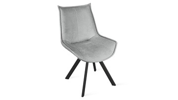 Обеденный стул Тейлор Исп. 2 К2 (Черный муар/Микровелюр Jercy Silver) в Сочи