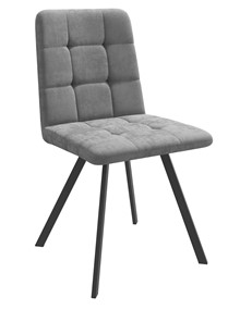 Обеденный стул Dikline 281 PRO Микровелюр B22 Grey опоры черные в Армавире