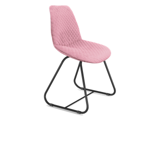 Обеденный стул SHT-ST29-С22 / SHT-S38 (розовый зефир/черный муар) в Краснодаре