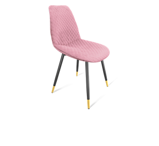 Обеденный стул SHT-ST29-С22 / SHT-S95-1 (розовый зефир/черный муар/золото) в Краснодаре
