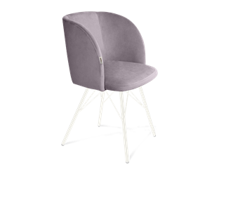 Обеденный стул SHT-ST33 / SHT-S37 (сиреневая орхидея/белый муар) в Краснодаре
