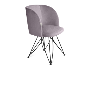 Обеденный стул SHT-ST33 / SHT-S113 (сиреневая орхидея/черный муар) в Сочи