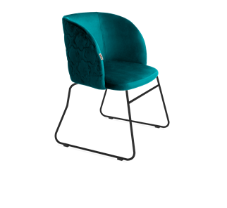 Обеденный стул SHT-ST33-1 / SHT-S167 (альпийский бирюзовый/черный муар) в Сочи