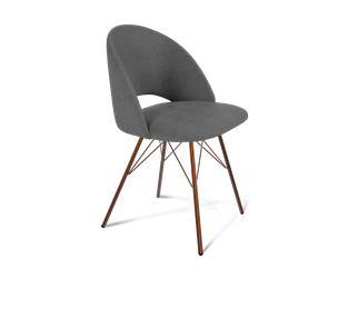 Обеденный стул SHT-ST34 / SHT-S37 (платиново-серый/медный металлик) в Сочи