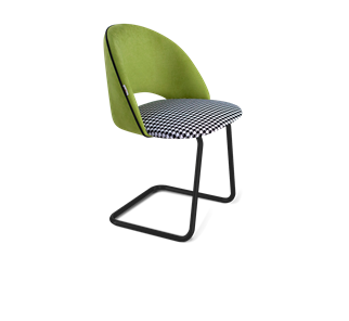 Обеденный стул SHT-ST34-3 / SHT-S45-1 (оливковый/гусиная лапка/черный муар) в Краснодаре
