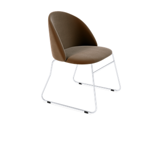 Обеденный стул SHT-ST35 / SHT-S167 (кофейный ликер/хром лак) в Краснодаре