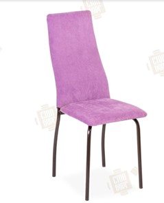 Обеденный стул Волна, каркас металл коричневый, инфинити фиолетовый в Армавире