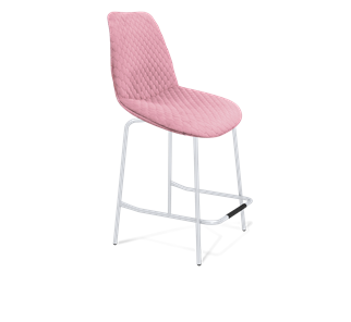 Полубарный стул SHT-ST29-С22 / SHT-S29P-1 (розовый зефир/хром лак) в Краснодаре