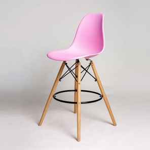 Барный стул DSL 110 Wood bar (розовый) в Краснодаре