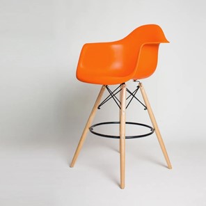 Барный стул DSL 330 Wood bar (оранжевый) в Краснодаре