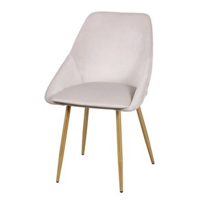Дизайнерский стул Мартин СРП-063 эмаль голд Веллюто бежевый в Краснодаре