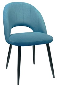 Обеденный стул 217 V16 голубой/черный в Сочи