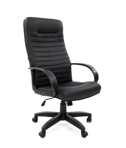 Кресло CHAIRMAN 480 LT, экокожа, цвет черный в Сочи