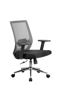 Кресло компьютерное Riva Chair 851E (Серый) в Краснодаре