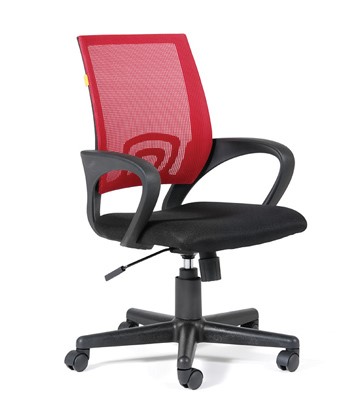 Кресло CHAIRMAN 696 black Сетчатый акрил DW69 красный в Краснодаре - изображение