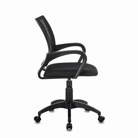 Офисное кресло Brabix Fly MG-396 (с подлокотниками, сетка, черное) 532083 в Краснодаре - изображение 1