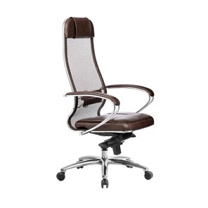 Офисное кресло Samurai SL-1.04, темно-коричневый в Сочи - предосмотр 2
