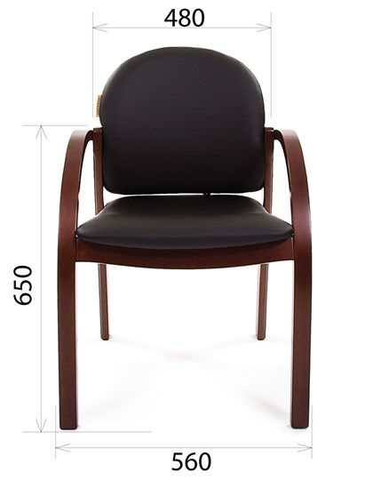 Кресло CHAIRMAN 659 Экокожа черная в Армавире - изображение 1