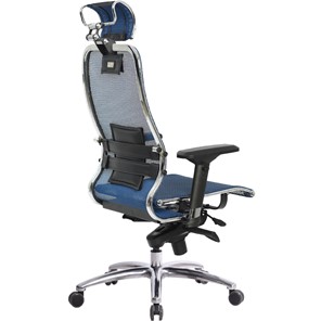 Офисное кресло Samurai S-3.04, синий в Сочи - предосмотр 3