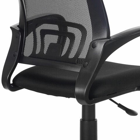 Офисное кресло Brabix Fly MG-396 (с подлокотниками, сетка, черное) 532083 в Краснодаре - изображение 5