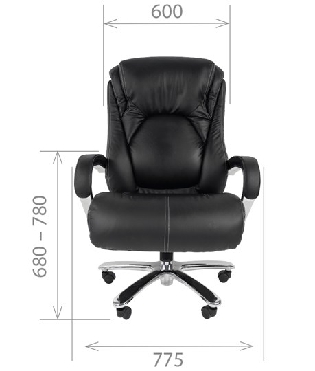 Офисное кресло CHAIRMAN 402, черный в Краснодаре - изображение 1