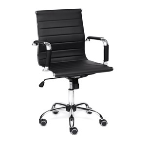 Кресло компьютерное URBAN-LOW кож/зам, черный, арт.14460 в Новороссийске