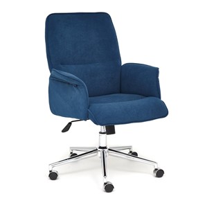 Кресло компьютерное YORK флок, синий, арт.13862 в Сочи